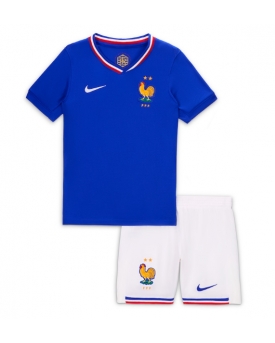 Francia Maglia Gara Casa Repliche Europei 2024 Bambino